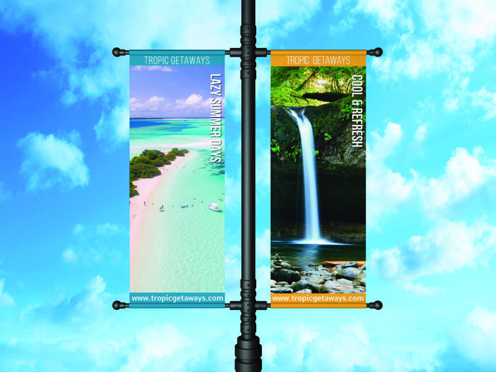 Double Sided Flag Pole Banners